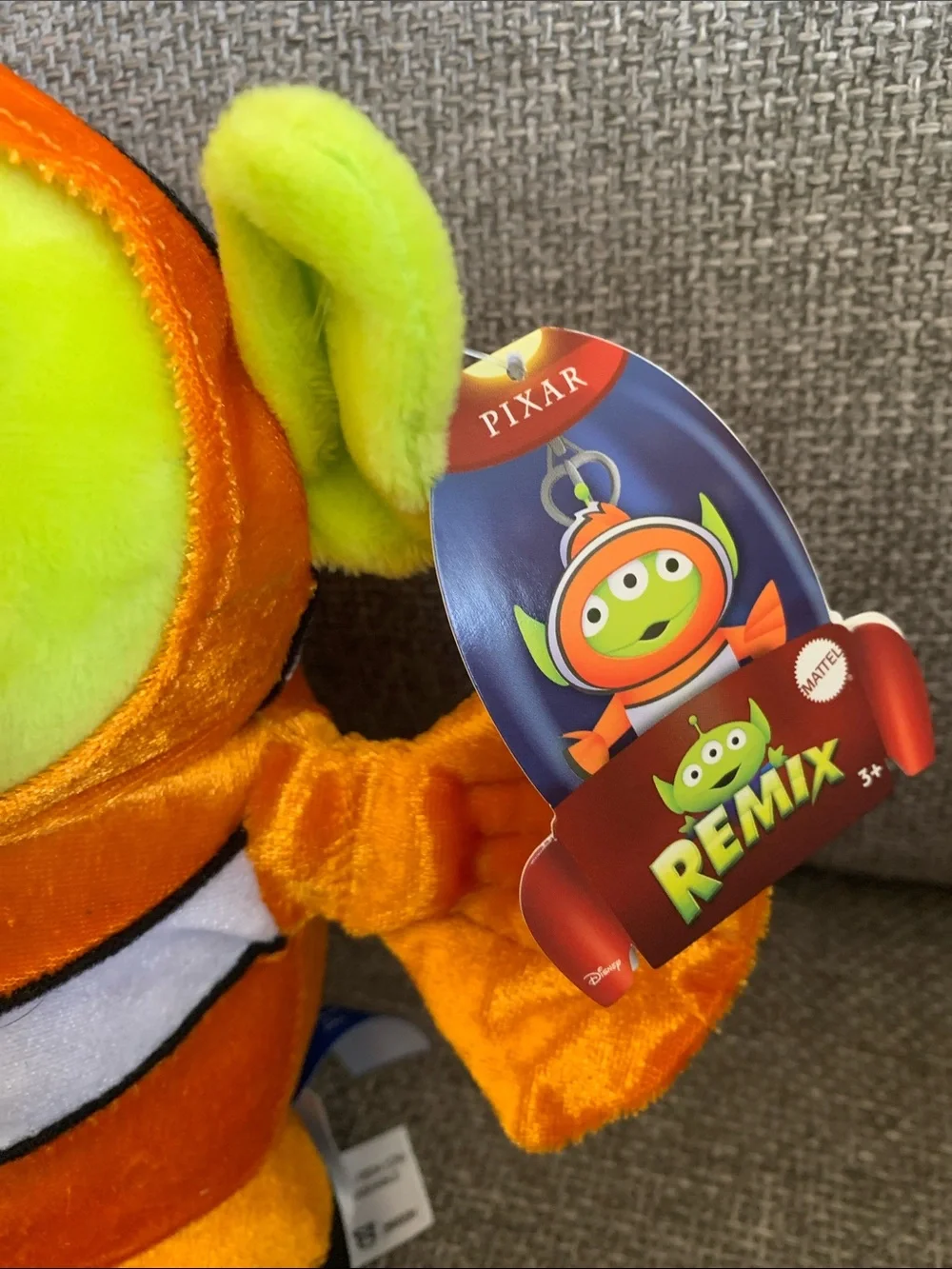Disney Pixar Toy Story Three-Eyed Alien Remix Nemo Plush Toy with Tag